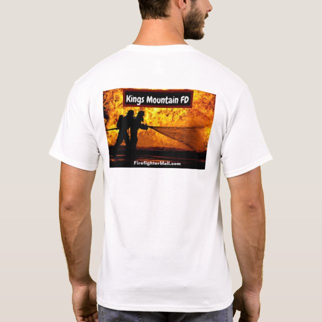 T-shirt du service d'incendie de Kings Mountain (Dos)