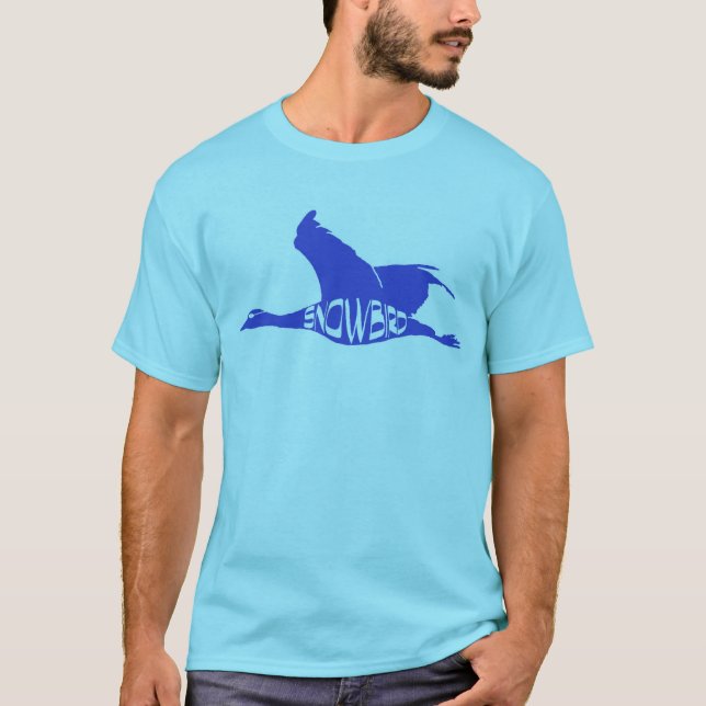 T-shirt du Snowbird des hommes (Devant)