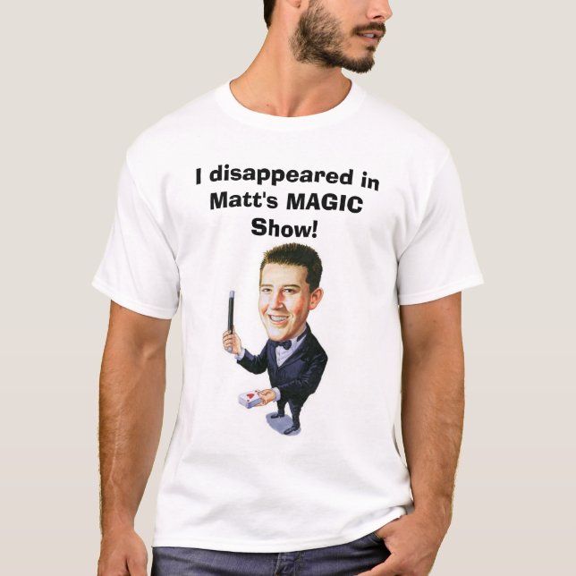 T-shirt du spectacle de magie de Matt ! (Devant)