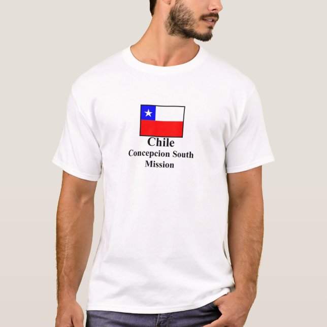 T-shirt du sud de mission du Chili Concepcion (Devant)