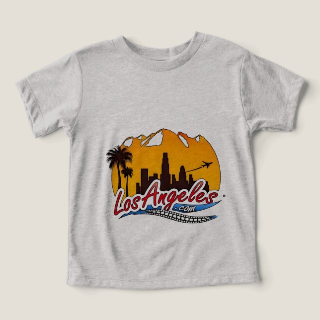 T-shirt du Sunset Skyline de Los Angeles (Design Recto)