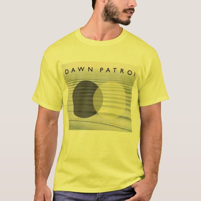 T-shirt du surfeur : La patrouille de l'aube (Devant)