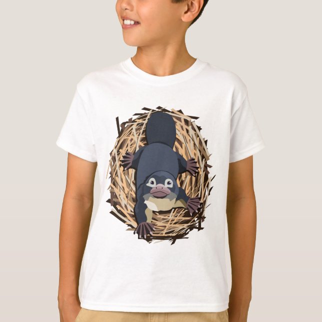 T-Shirt du terrier de nidification Platypus (Devant)
