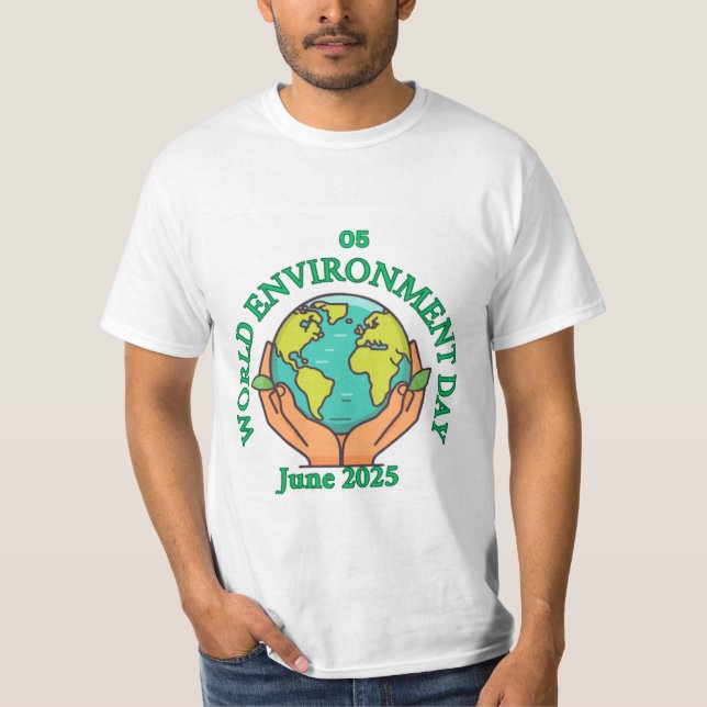 T-shirt du thème de la Journée mondiale de l'envir (Devant)