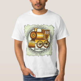 T-shirt du train orange