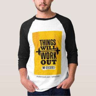 T-shirt Du travail acharné à la grandeur