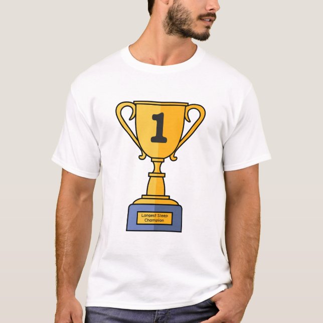 T-Shirt du trophée du champion - Embrassez la vict (Devant)