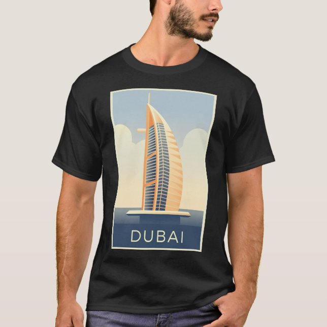 T-shirt Dubaï Émirats arabes unis (Devant)