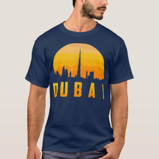 T-shirt Dubaï Skyline Cute Émirats Arabes Unis Amateurs