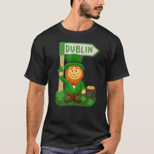 T-shirt Dublin City Irlande cadeau souvenir pour hommes fe
