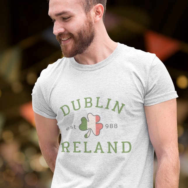 T-shirt Dublin Ireland Est. 988 Saint Patrick (Créateur téléchargé)