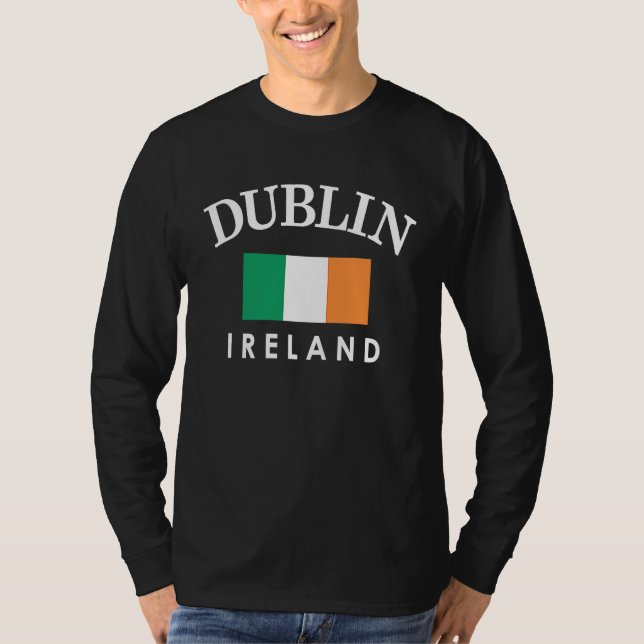 T-shirt Dublin Ireland Flag  St Patrick's Day (Devant)