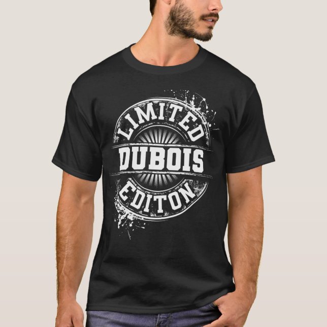T-shirt DUBOIS Drôle Nom de famille Arbre de famille Anniv (Devant)