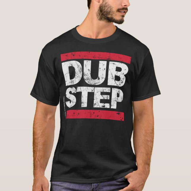 T-shirt Dubstep (affligé) (Devant)