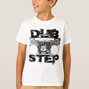 T-shirt Dubstep Black Boombox becomes Enceinte Dubstep Bla