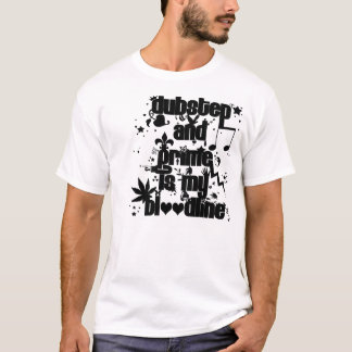 T-shirt Dubstep et crasse est mon bloodline ALÉATOIRE