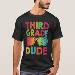 T-shirt Duc de troisième année Retro Vintage Retour à l'éc