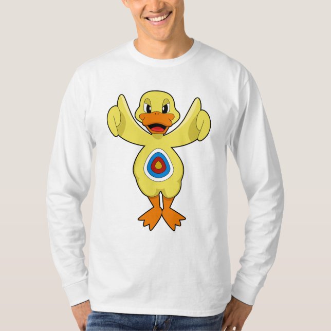 T-shirt Duck Darts Bullseye (Devant)