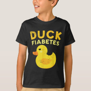 T-shirt Duck Fiabetes Funky Yellow Duck Sensibilisation Du