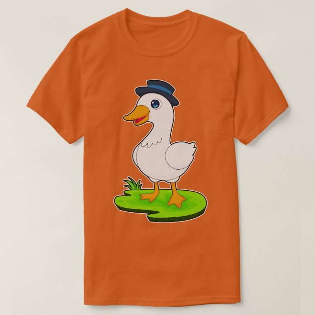 T-shirt Duck Gentleman Casquette (Design devant)