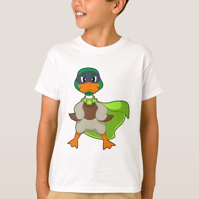 T-shirt Duck Hero Cape (Devant)