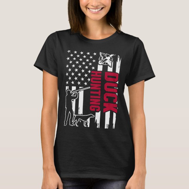 T-shirt Duck Hunting Season  Hunter  1 (Devant)