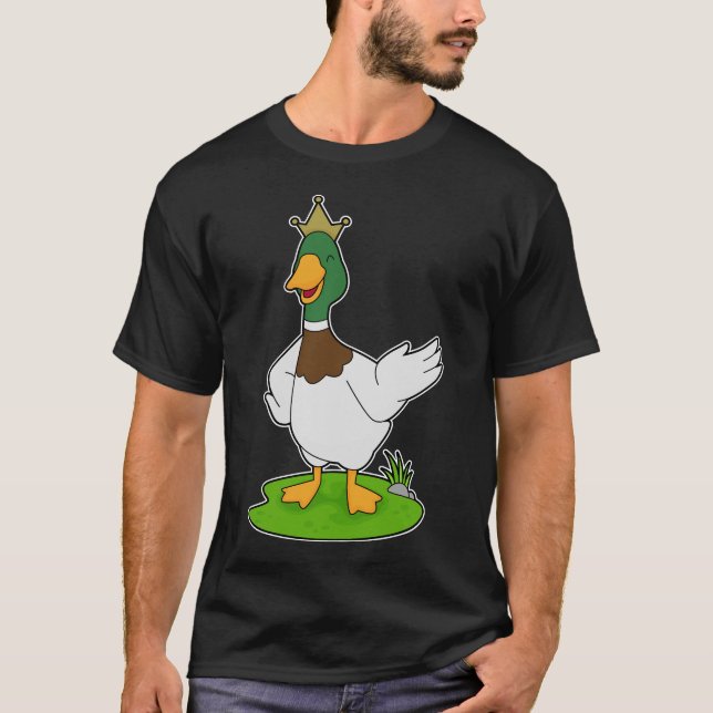 T-shirt Duck King Crown (Devant)