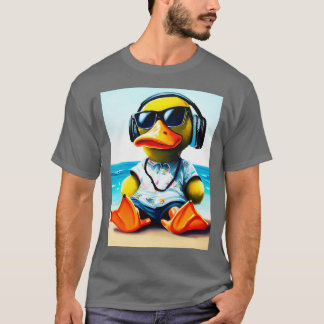 T-shirt Duck love été