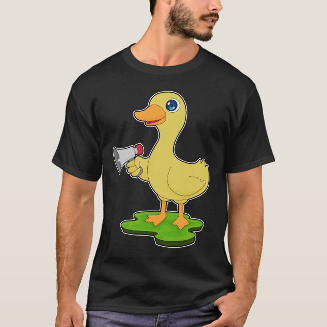 T-shirt Duck Megaphone (Devant)