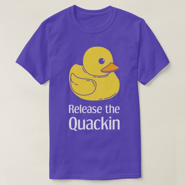 T-shirt Duck Relâchez Le Quackin 1 (Design devant)