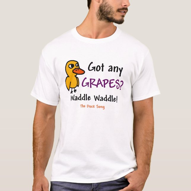 T-shirt Duck Song sans logo de morceaux (Devant)