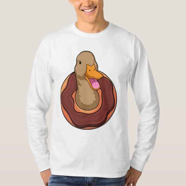 T-shirt Duck with Donut (Devant)