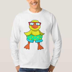 T-shirt Duck with Swim ring & Sung