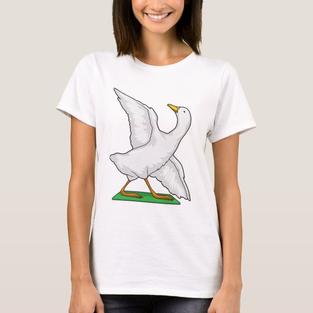 T-shirt Duck Yoga Méditation Fitness (Devant)