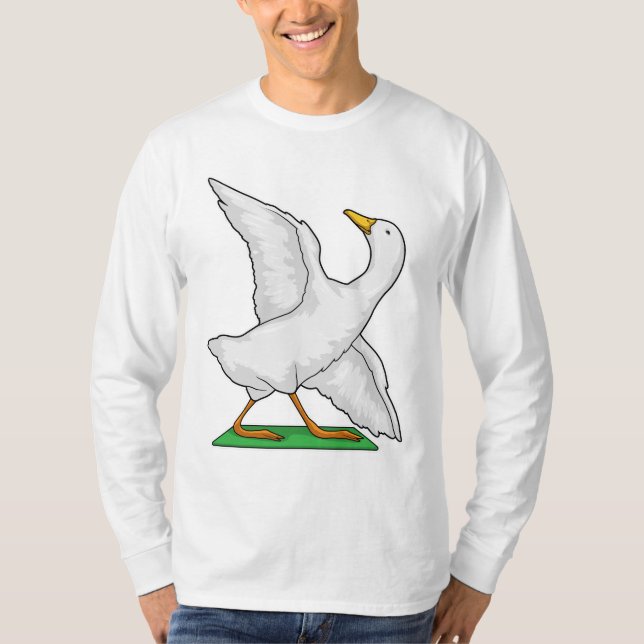 T-shirt Duck Yoga Méditation Fitness (Devant)