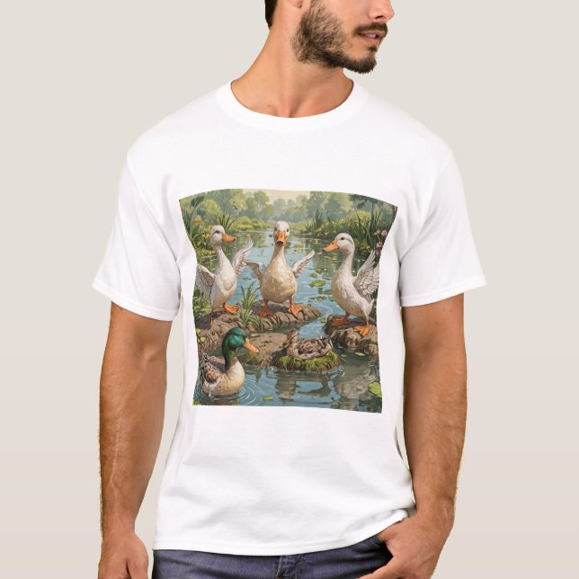 T-shirt Duckin Good Fun (Devant)