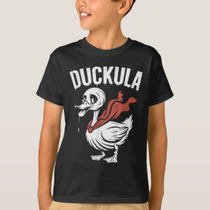 T-shirt Duckula Funny Vampire Canard Halloween