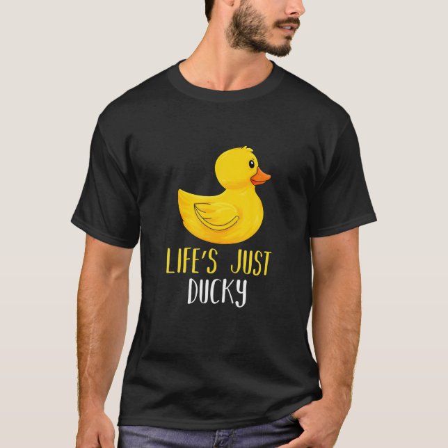 T-shirt Ducky Ducky Rubber Duckie Cadeau (Devant)
