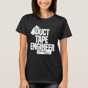 T-shirt Duct Tape Papa Grand-père Duct Tape Ingénieur