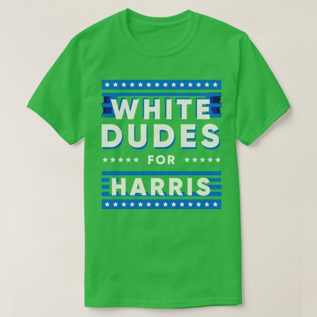 T-shirt Dudes Blancs Pour 2024 (Design devant)