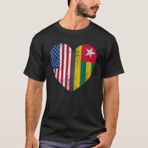 T-shirt Duel Heart Togo et citoyen américain duel