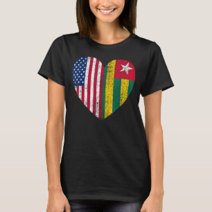 T-shirt Duel Heart Togo et citoyen américain duel
