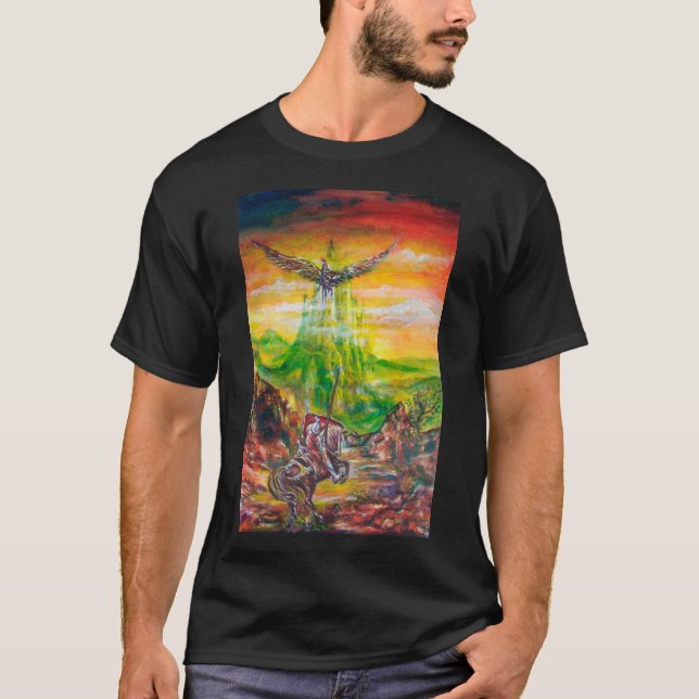 T-shirt DUEL MAGIQUE DE BRADAMANT ET D'Imaginaire NÉGROMAN (Devant)