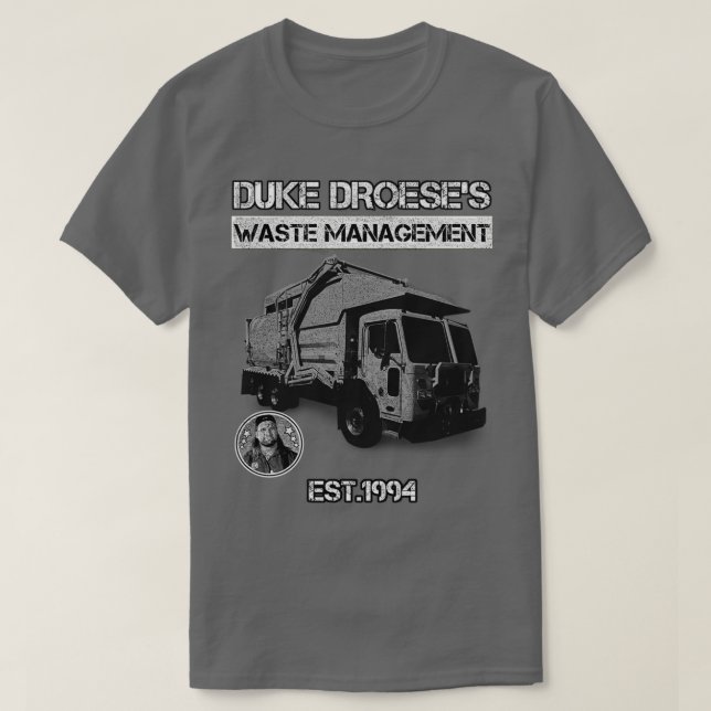 T-shirt Duke Droeses Gestion des déchets (Design devant)