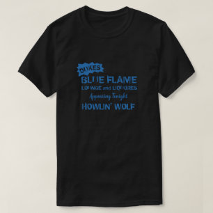 T-shirt Dukes Blue Flame Lounge Chicago