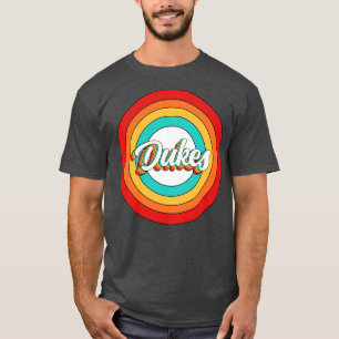 T-shirt Dukes Nom Chemise Vintage Dukes Cercle