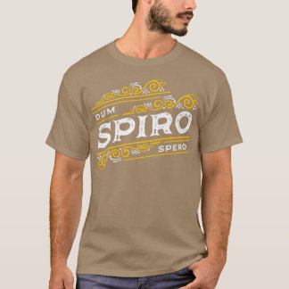 T-shirt Dum Spiro Spero Éducation Language Motivation Lati