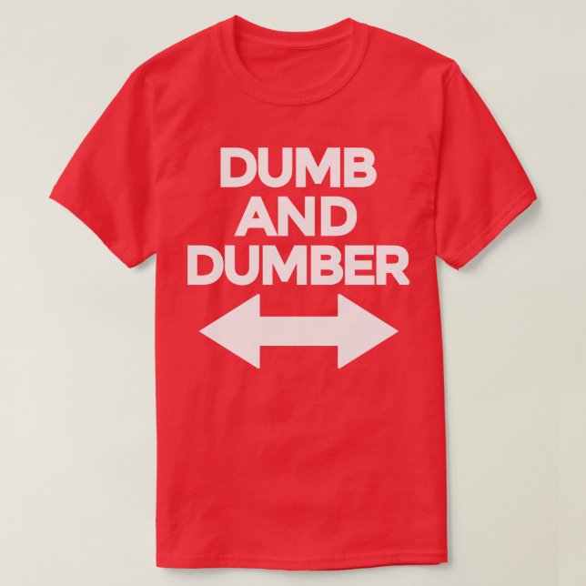 T-shirt Dumb et dumb 2 (Design devant)