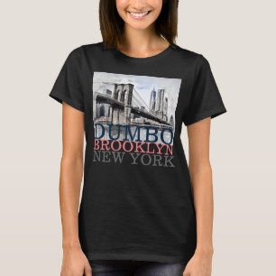 T-shirt Dumbo Brooklyn NYC New York, femmes