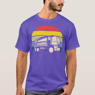 T-shirt Dump Truck Driver Trash Collecting Vintage Garbage